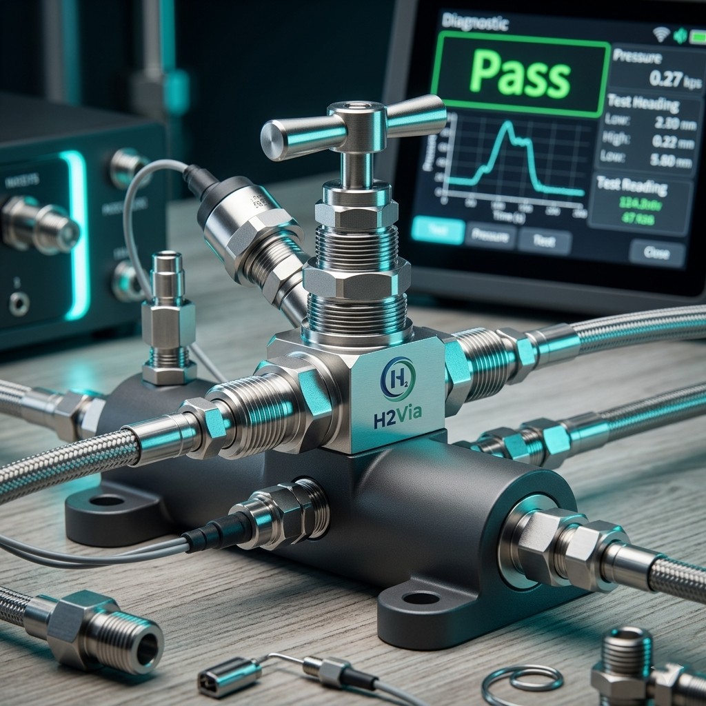 Yüksek basınçlı hidrojen ekipman ve sistem testleri