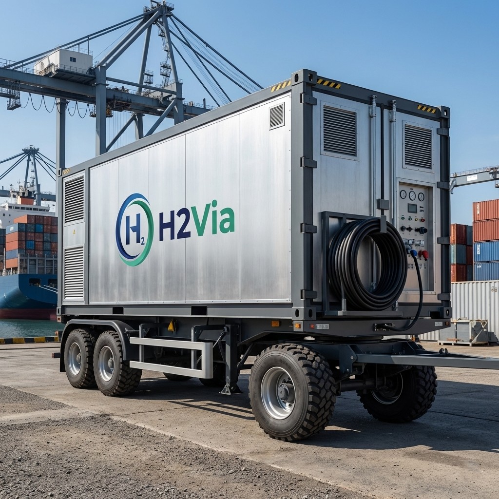 H2Via HPU Endüstriyel römork tipi güç sistemi